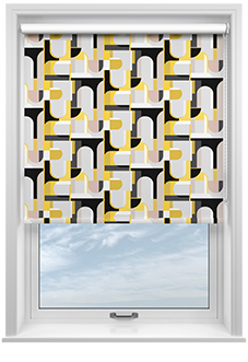 Archways, Yellow - Twist&Fit Roller Blind